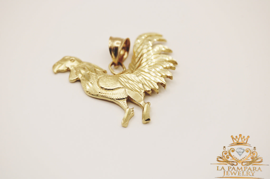 Medalla de gallo 14k