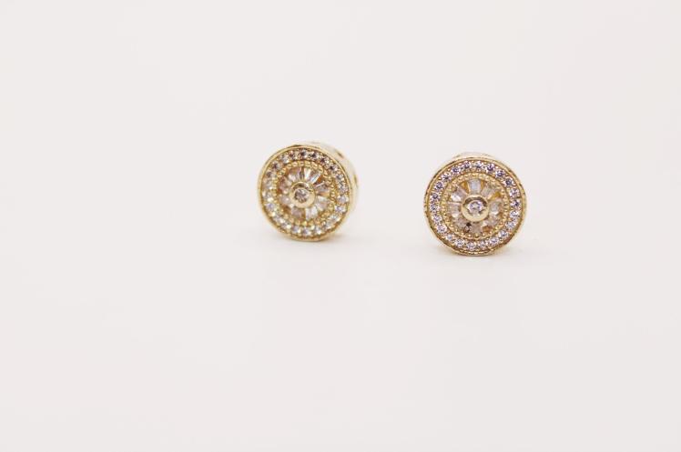 New Baguette Earring 14k