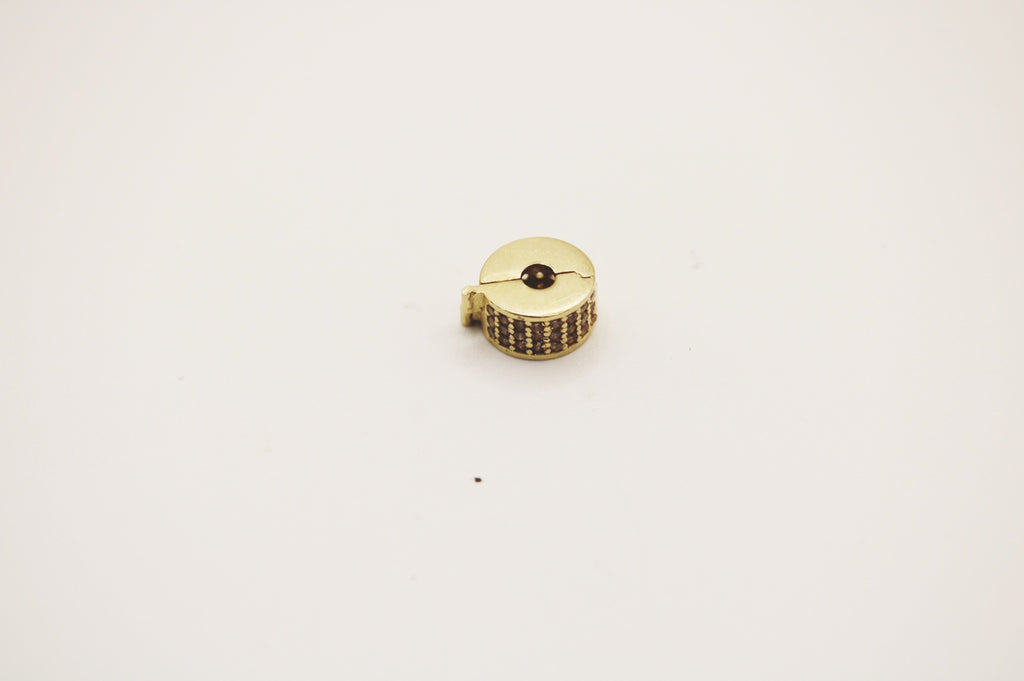 Small charm cz 14k